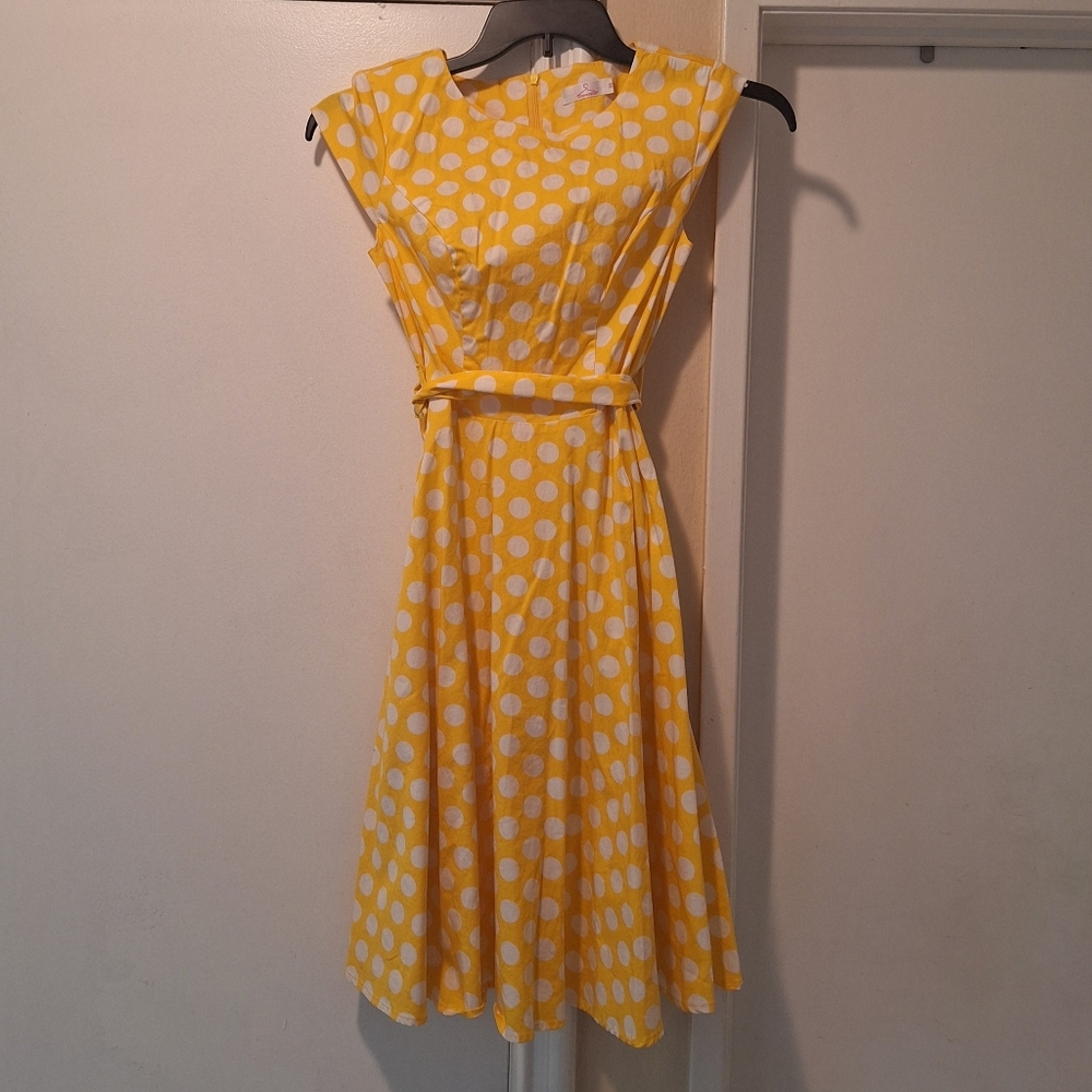 Women's Vintage Cocktail Dress 1950s Retro Rockabilly PinUp - Size XS